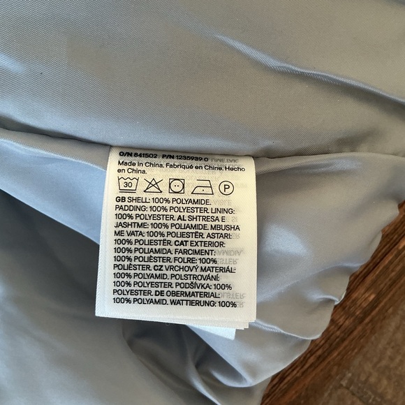 H&M Light Gray Cropped Jacket Vest Women’s Medium - Picture 8 of 10